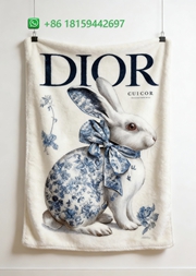 Dior Throw Blankets